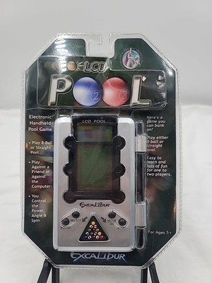 NEW Excalibur Electronics LCD POOL Model 413-CS Electronic Handheld Pool Game