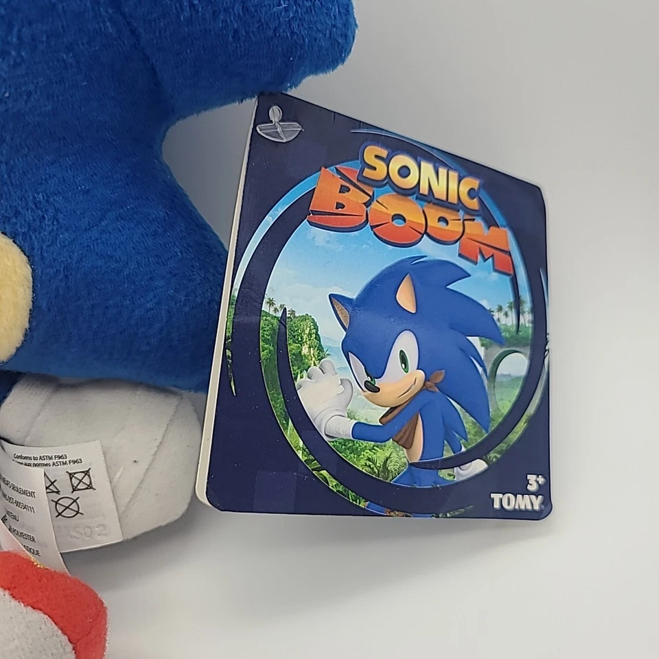 Raro juguete de peluche Sonic Boom Sleeping Sonic The Hedgehog 10" de Tomy T22343 Foto 3 de 4
