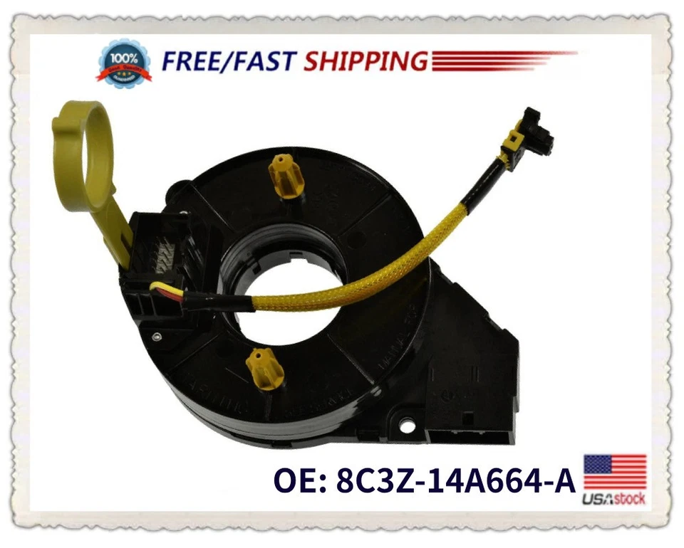 Muelle de reloj 1 pieza 8C3Z-14A664-A para Ford 2008-2010 F250 F350 Super Duty Foto 2 de 4