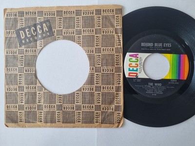 The Who - Behind Blue Eyes 7'' Vinyl US