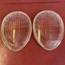 1939 Ford V8 Deluxe Mercury Headlight Lens Pair Oem
