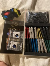 centaur 12 Pack Soft Tip Darts, 18 Gram Plastic Tip Dart Sets with Case