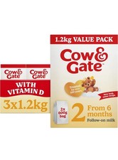 Cow & Gate 2 Follow On Baby Milk Powder Formula, 6-12 Months, 800g (Pack of 3)