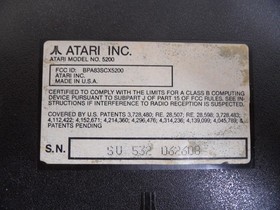 Atari 5200 4 Port Console  AV Composite, Power Mod,  Working Controller, Game