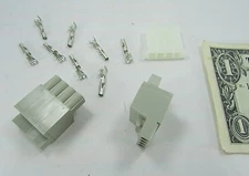 2 Unknown 4-Position Connector Kits, Screw Terminal Plugs, Flat Plug & Contacts