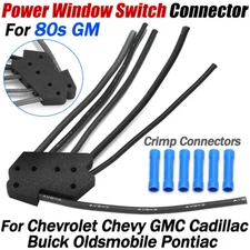 For 80s GM Power Window Switch Connector Plug Wire Pigtail Chevy C10 Monte Carlo