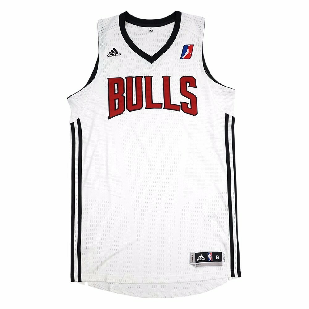 Windy City Bulls Authentic On-Court Team Issued Pro Cut White Jersey Men's