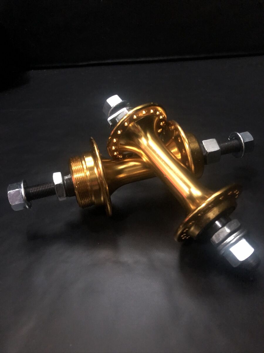 パーツ SUZUE - LARGE FLANGE BMX HUB FRONT 48H SUZUE front hub 48 hole high flange Stamped 3D sealed tech