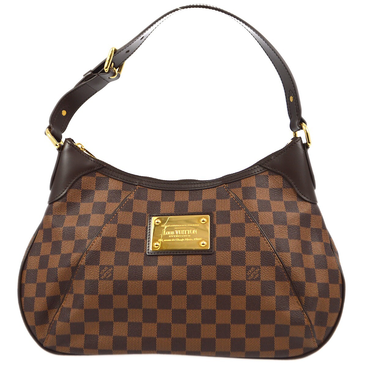 Louis Vuitton Damier Thames GM Hobo Shoulder Bag N48181 SD1101