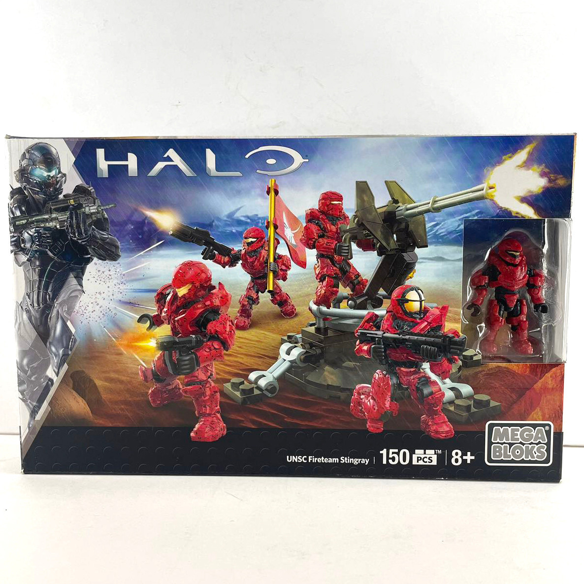 Mega Bloks Halo UNSC Fireteam Stingray 150 Pcs Building Kit Figure