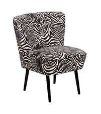 Retrosessel Cocktailsessel 50er Zebramuster