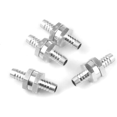 4x 10mm 3/8'' Fuel Line Non-Return One Way Air Fuel Oil Check Valve Diesel Gas