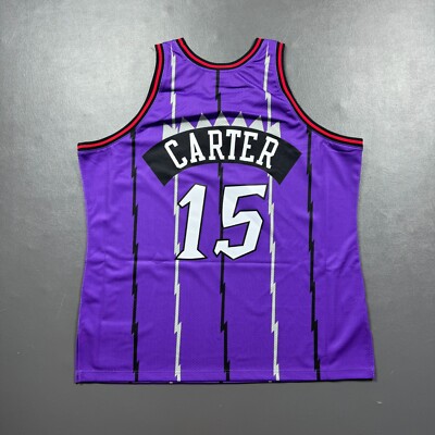 Maillot Vince Carter #15 Toronto Raptors – Violet – Signé Authentique – Original