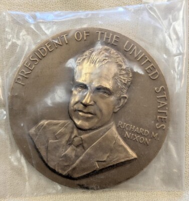 Richard M. Nixon 2nd.  Inaugural  Bronze  Medal