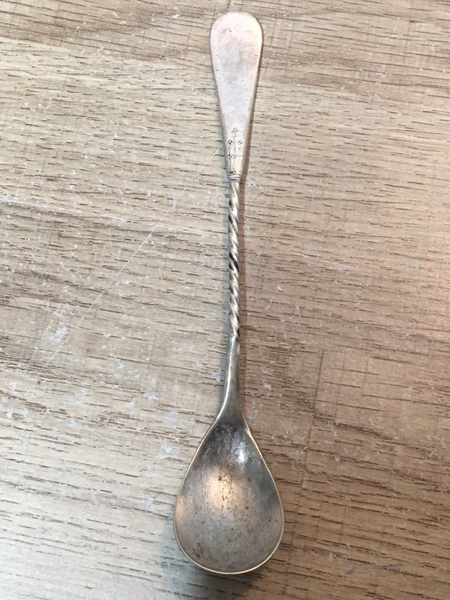 N.F. Silver Co. 1877 Collectable Spoon Niagra Falls Floral Vintage