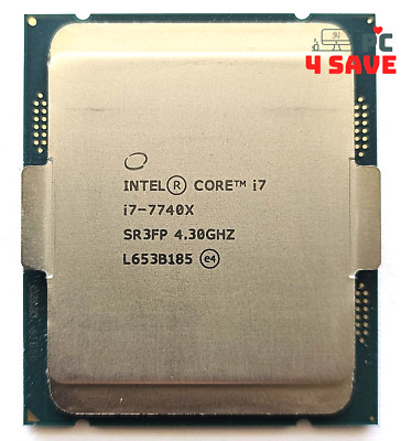 Intel Core i7-7740X 4.30GHz 4-Core 8MB LGA2066 Desktop CPU Processor SR3FP 112W