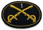 CIVIL WAR 1ST CAVALRY HAT CAP KEPI INSIGNIA-LARGE