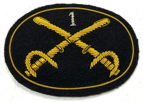 CIVIL WAR 1ST CAVALRY HAT CAP KEPI INSIGNIA-LARGE