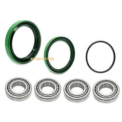 Front Wheel Hub, Bearing & Seals Kit For Polaris Scrambler 400/500 4x4 ATV - 2-Piece Set With Clutch