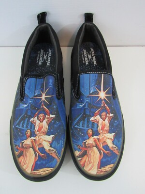 Star Wars Sketchers Size 10 Mens Slip On Shoes New without Box (Pg86E)