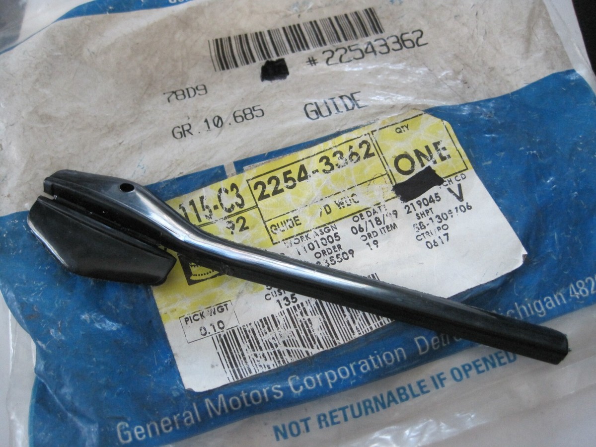 GM NOS PART 22543362 (1) GUIDE SOLD INDIVIDUALLY 1998-1994 GM