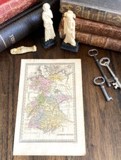 GERMANY. GERMAN STATES in 1834 Original Map. Excellent condition HANOVER SAXONY+