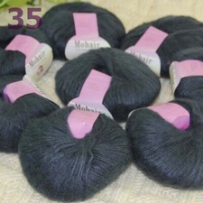 Sale New 8BallsX25g Warm Mohair Sweater Wrap Shawl Hand Knit Crochet Yarn 35