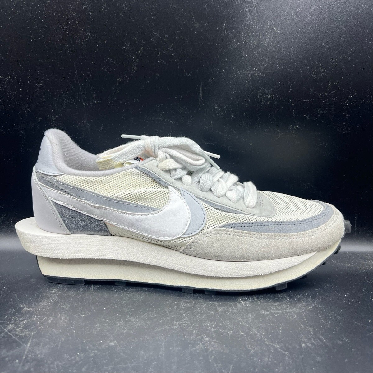 Nike sacai x LDWaffle Summit White - Size 8 | eBay Nike sacai x LDWaffle Summit White - Size 8 | eBay