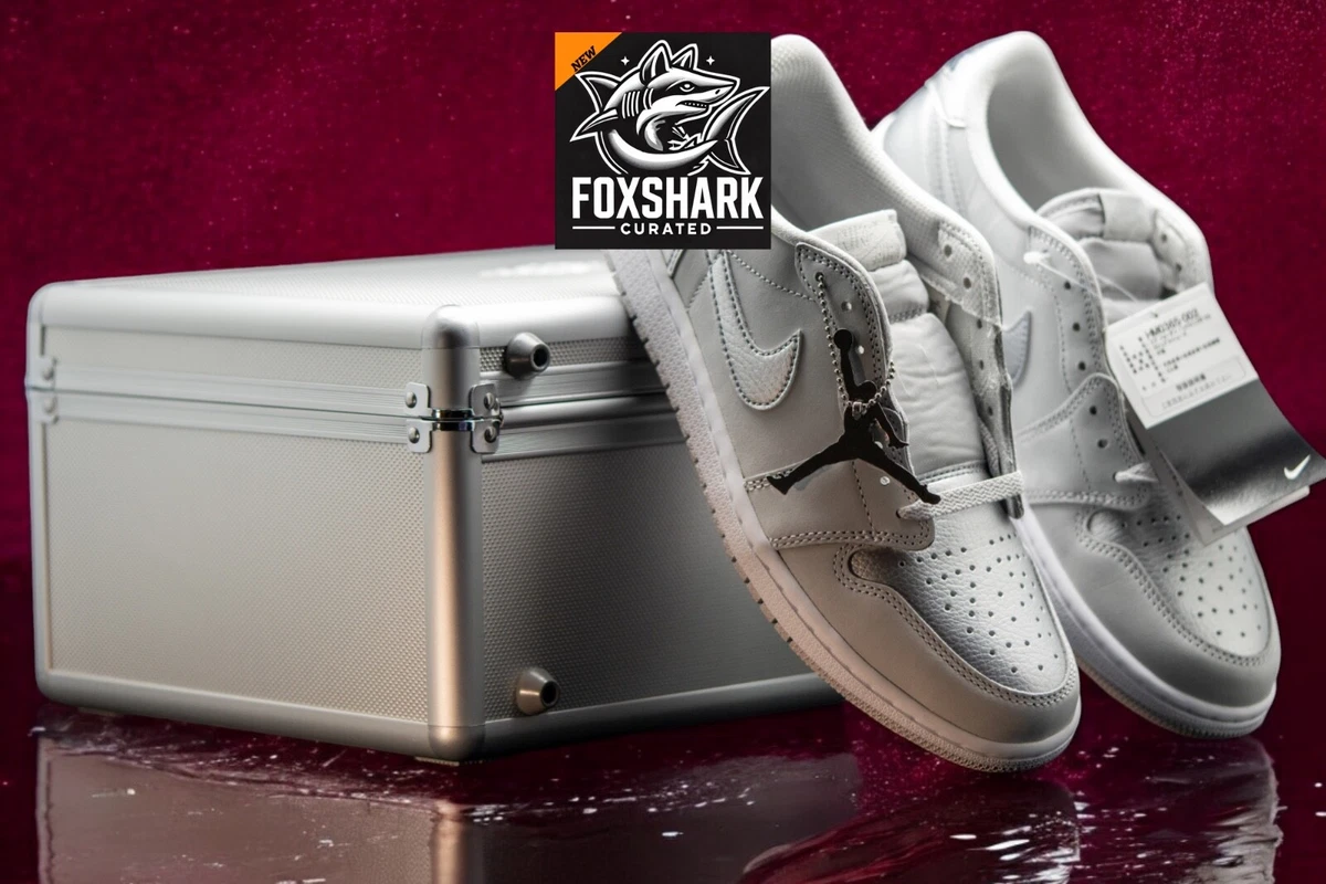 Jordan 1 Retro OG Briefcase Special Box Low Metallic Silver for