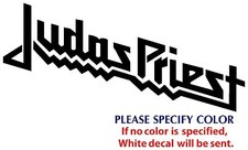 Judas Priest Rock Metal Graphic Die Cut decal sticker Car Truck Boat Window 22"