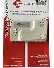  Voltage Power Surge Protector Adjust. 220V AC up to 35K btu,Freezers,Ice Makers