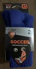 Size XS SofSole Soccer Performance Sock 2 Pair