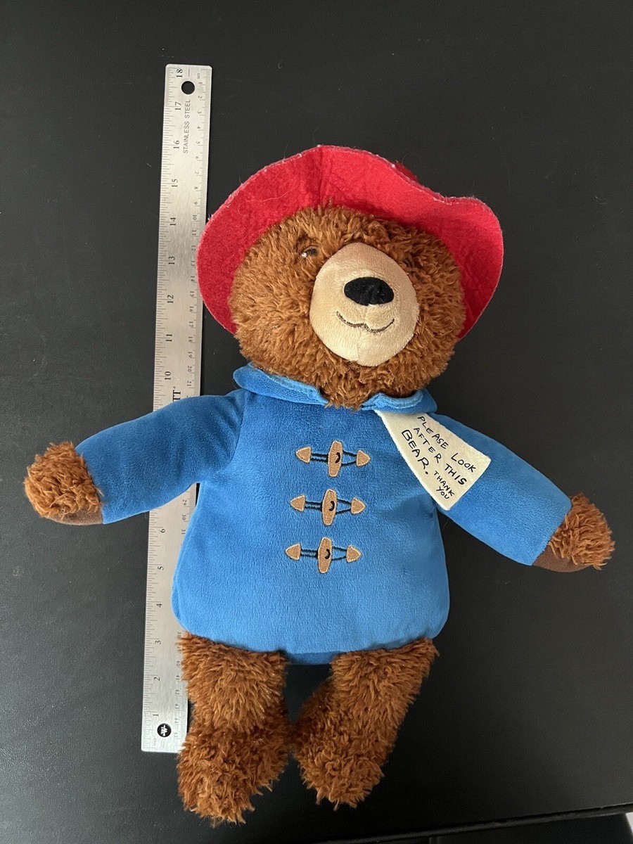 Paddington Bear タグ付き NEW Paddington Bear with Boots 24cm Adorable Kids Plush Toy