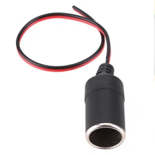 Car Cigarette Lighter Charger Adapter Cable Female Socket Plug Connector 12V/24V