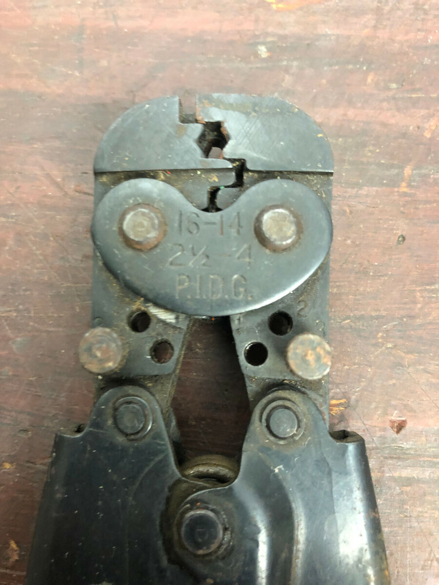 AMP, PIDG Crimper, Wire Cable Crimping Tool 16-14, 2-1/2 - 4 AMP, PIDG Crimper, Wire Cable Crimping Tool 16-14, 2-1/2 - 4