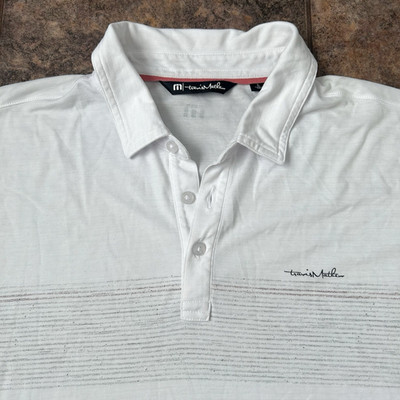 Travis Mathew Golf Polo Mens L Short Sleeve Lightweight Cotton Blend