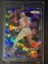 2025 WNBA Prizm 🏀 Kiki Iriafen Rookie Cracked Ice #72 Washington Mystics RC