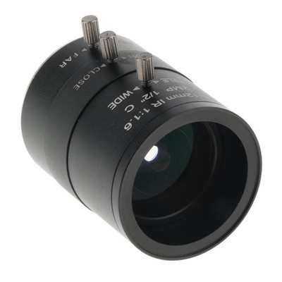 Varifocal 4-12mm 1/2 ''F1.6 C Mount Manuelle Iris-Objektiv Für