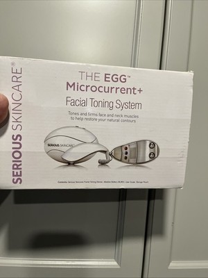 SERIOUS SKIN CARE The Egg Microcurrent+ Facial Toning System NEEDS BATTERY