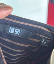 Uniqlo Rayon Striped Shirt Dress