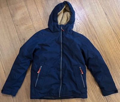 Killtec Winterjacke Jungen 152 Blau mit Kapuze