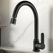 Modern Stylish Copper Kitchen Faucet Single  Handle High Arc 2  Function Sink Tap