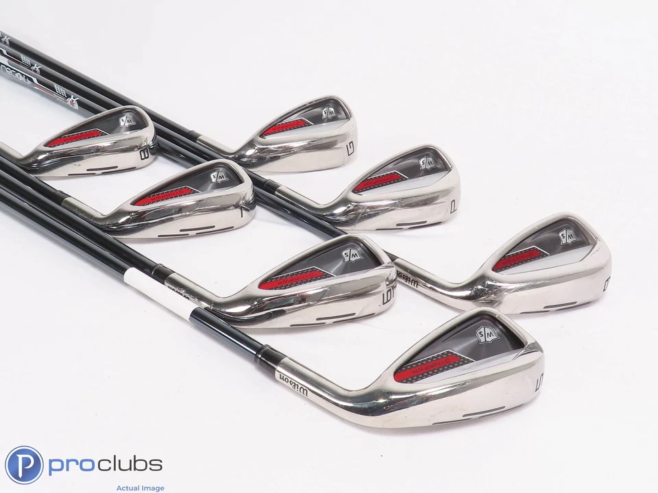 Nice Wilson DYNAPWR 5-PW,GW IRON SET Recoil Dart 65 Regular Flex Graphite 459949 - Image 2 of 4