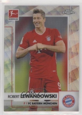 2020 Topps Chrome Bundesliga Silver Wave Refractor /250 Robert Lewandowski 10eb