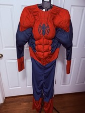 Spider-Man Muscle-Padded Costume Jumpsuit See Measurements 