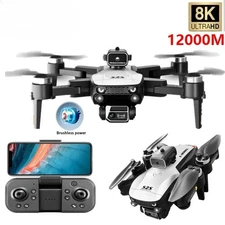 Drone 8K HD Dual Camera Brushless Avoidance Aerial Photography Quadcopter Toys