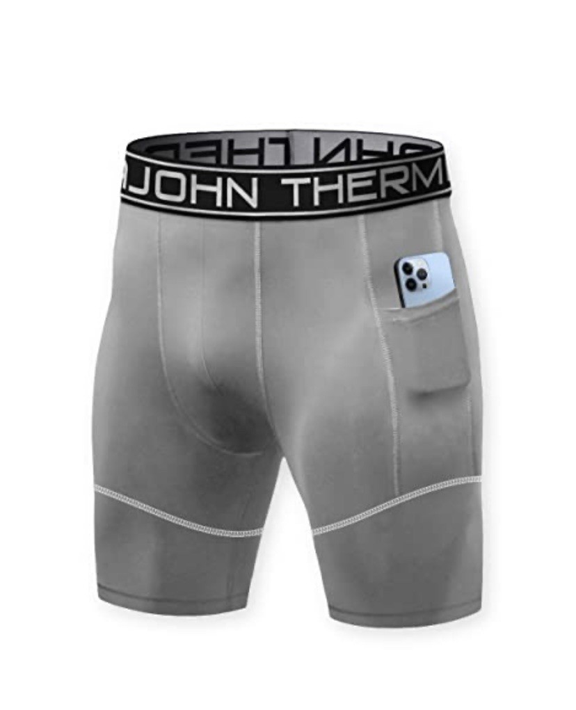 BUNDLE OF THREE $39-$59 Thermajohn Compression Shorts Underwear 8” Inseam Sz L