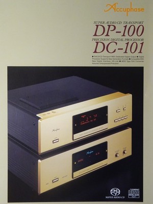     Accuphase DP-100 / DC-101 Prospekt englisch. Sehr guter Zustand    