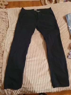 Dunkelblaue CHhinohose Espirit GR. 34 /34 SLIM  Herrenhose, wie Neu!!