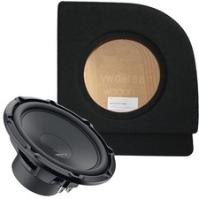 Auto Bass Gehäuse für VW Golf 5 und 6 Variant + 25cm Subwoofer Hertz CS250 S2